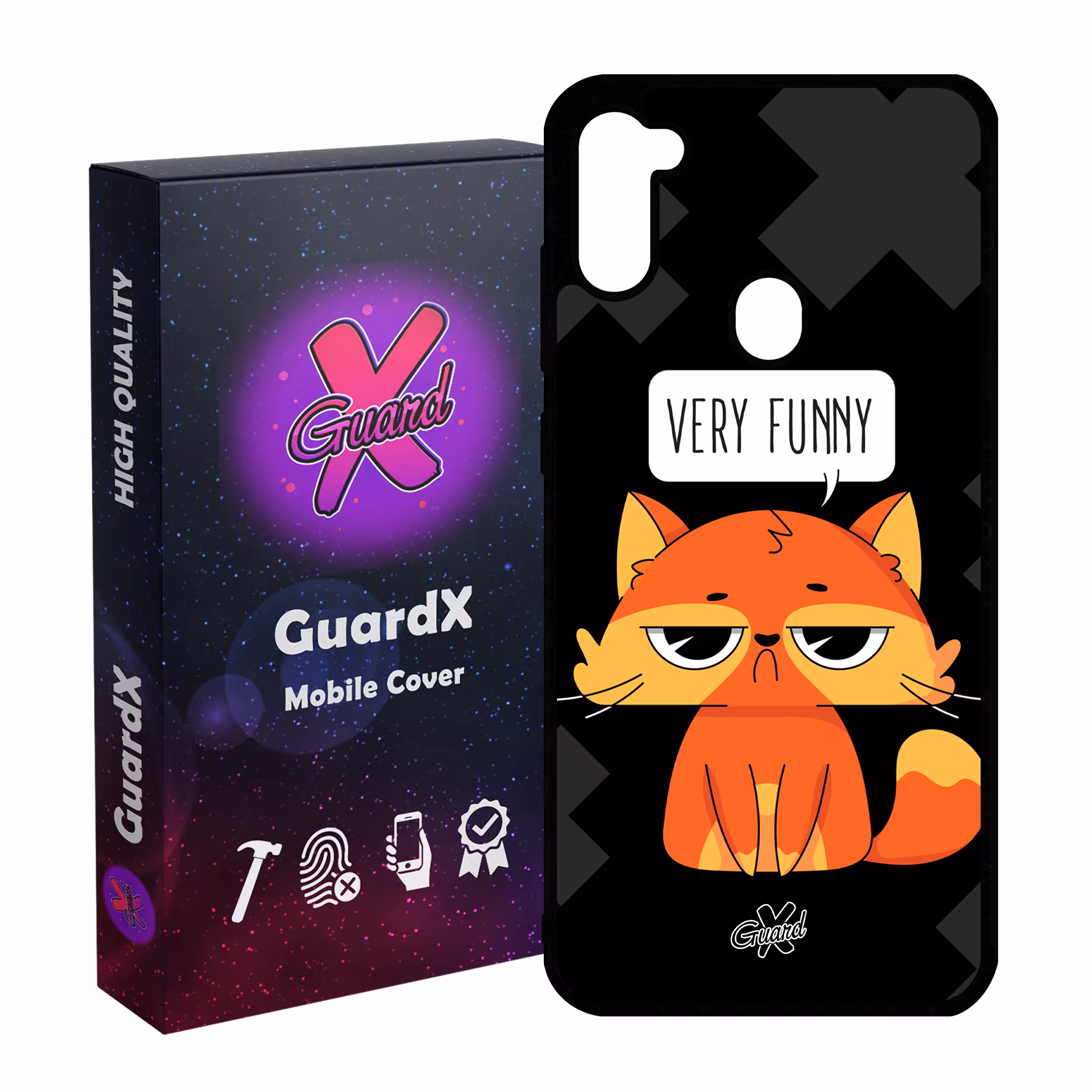 کاور گارد ایکس طرح Funny مدل Glass10161 مناسب برای گوشی موبایل سامسونگ Galaxy A11 / M11