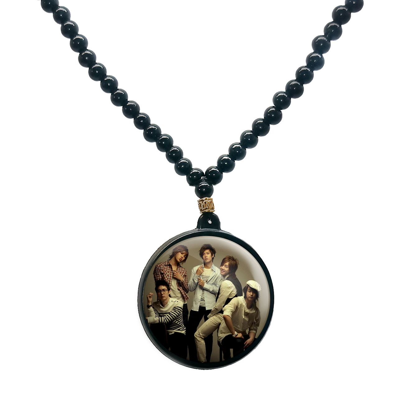 گردنبند پرمانه طرح ss501 کد pmd.19254 مدل دو طرفه