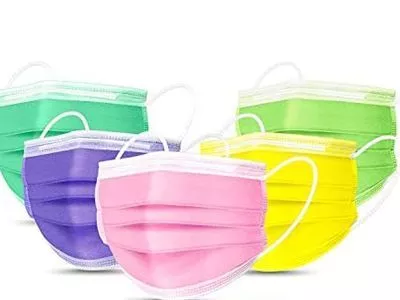 ماسک سه لایه پرستاری بسته 50 عددی رنگی