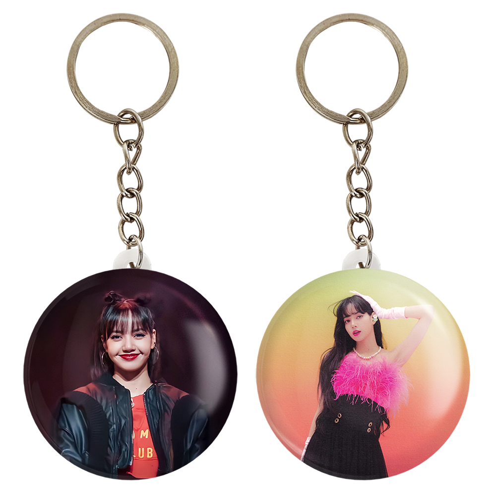 جاکلیدی خندالو مدل لیسا گروه بلک پینک کد 36453646 مجموعه 2 عددی