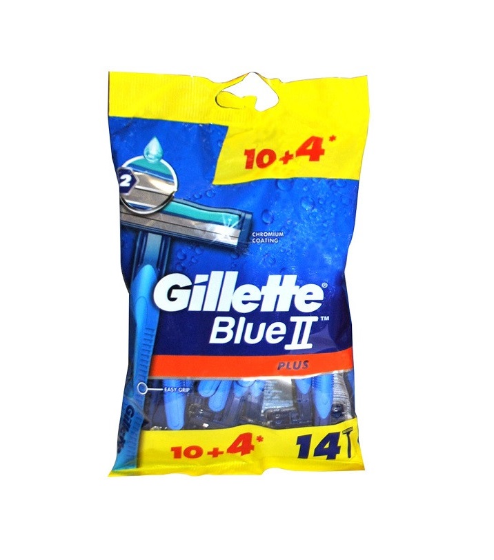 خودتراش ژیلت مدل Blue 2 Plus بسته 14 عددی ((ارسال رایگان برای خرید بالای 800 تومان)) ((ارسال رایگان برای خرید بالای 800 تومان))