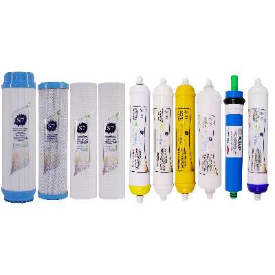 فیلتر دستگاه تصفیه آب آکوآ اسپرینگ مدل F-S7-Q10 مجموعه 10 عددی