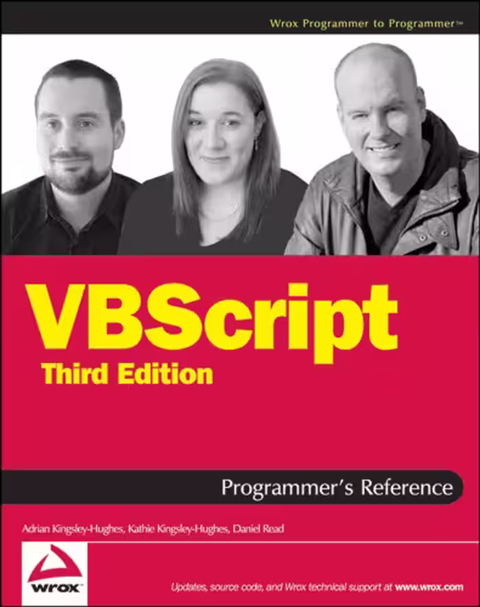 خرید و دانلود نسخه کامل کتاب VBScript Programmer's Reference
