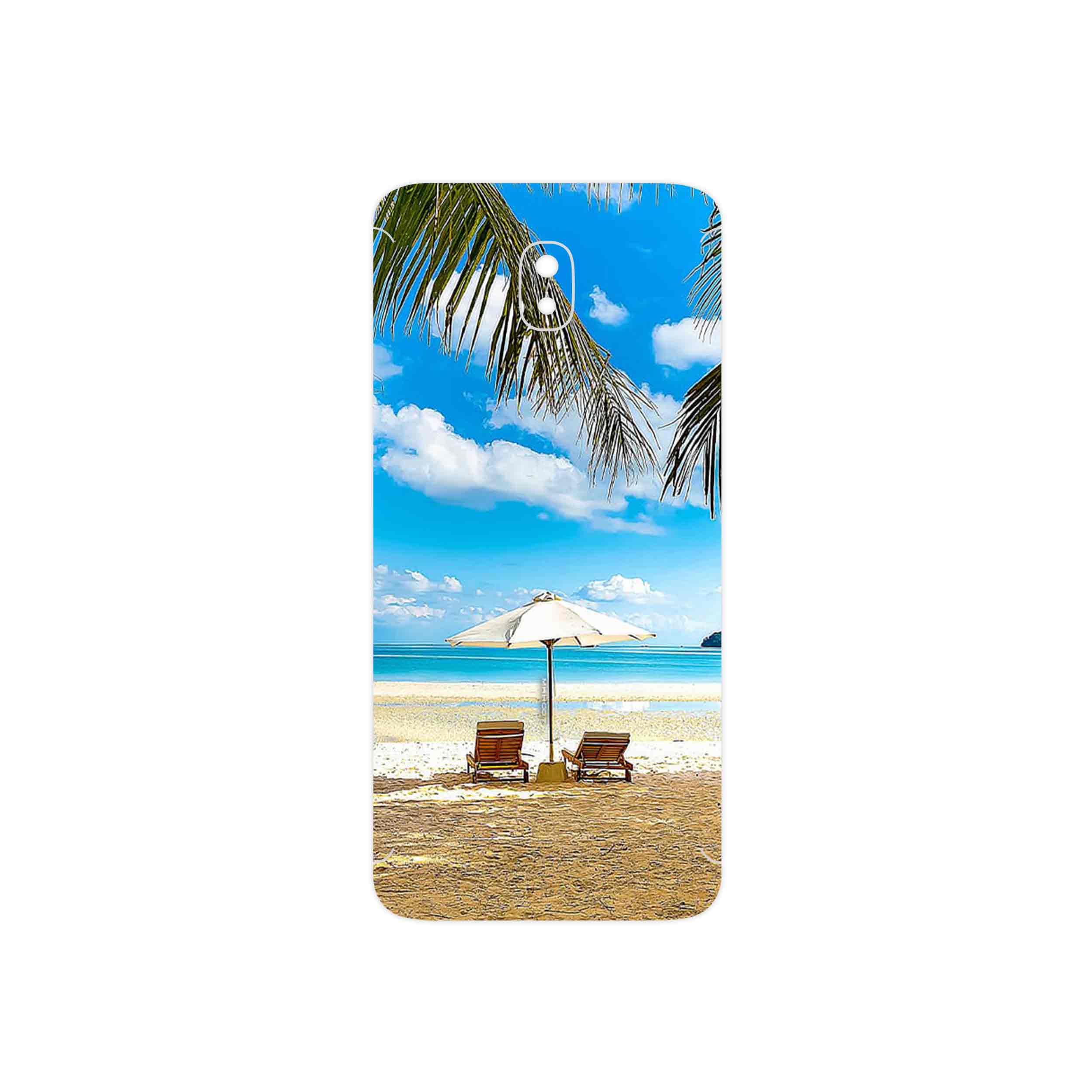 برچسب پوششی ماهوت مدل Beach مناسب برای گوشی موبایل سامسونگ Galaxy J7 Pro