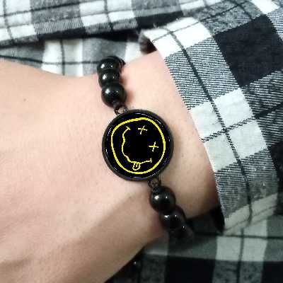 دستبند طرح Nirvana کد 02