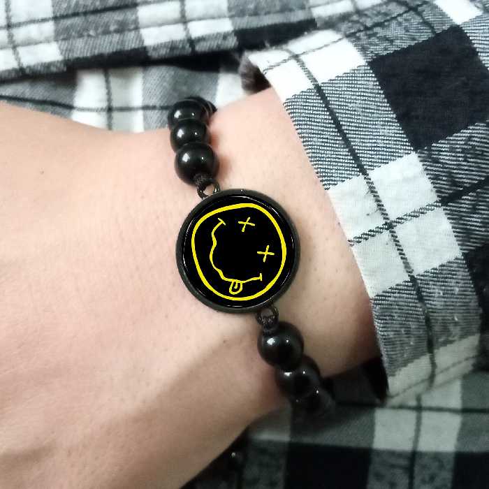 دستبند طرح Nirvana کد 02