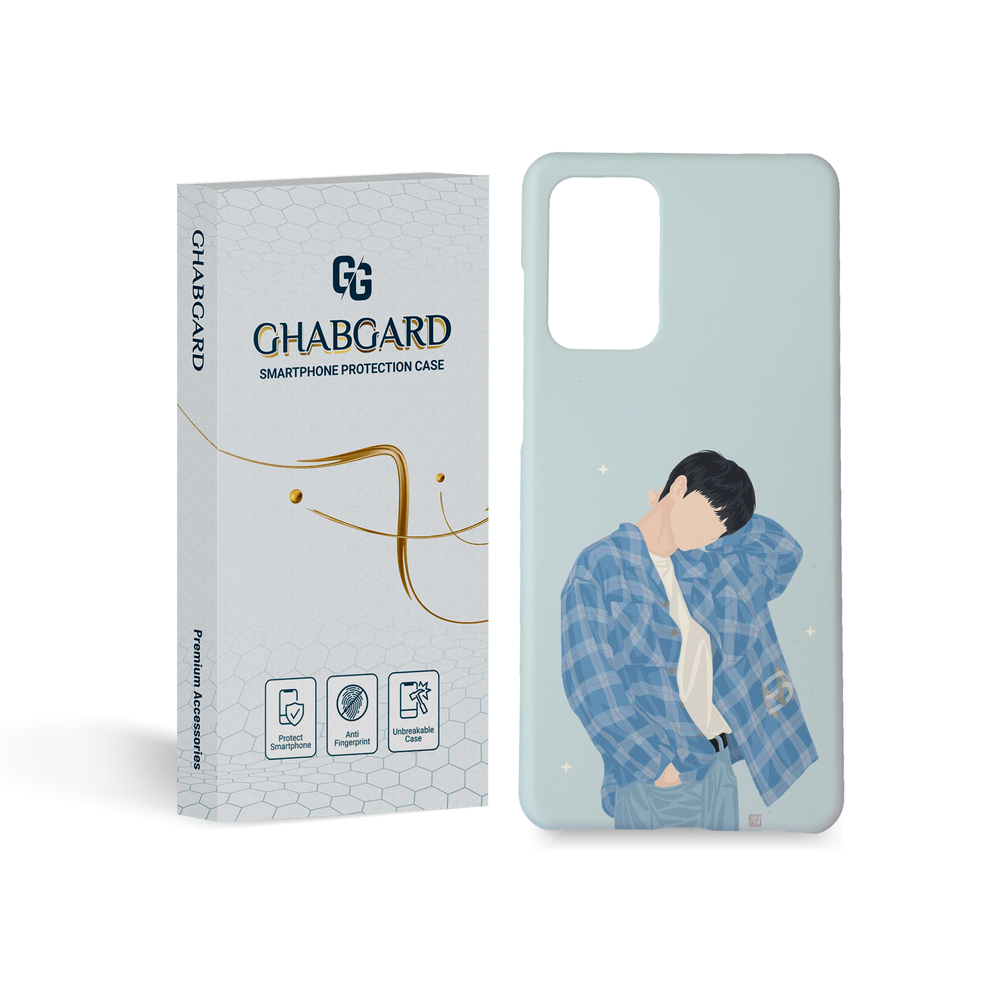 کاور قاب گارد مدل پسرانه مناسب برای گوشی موبایل سامسونگ  galaxy a72