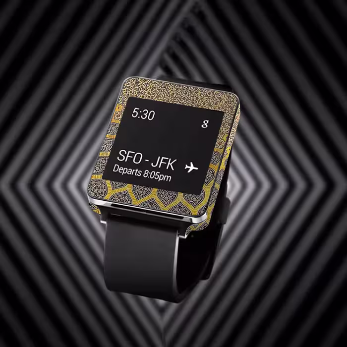 برچسب ماهوت طرح Iran Tile2 مناسب برای ساعت هوشمند ال جی G Watch
