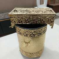 جا دستمال و سطل آشغال