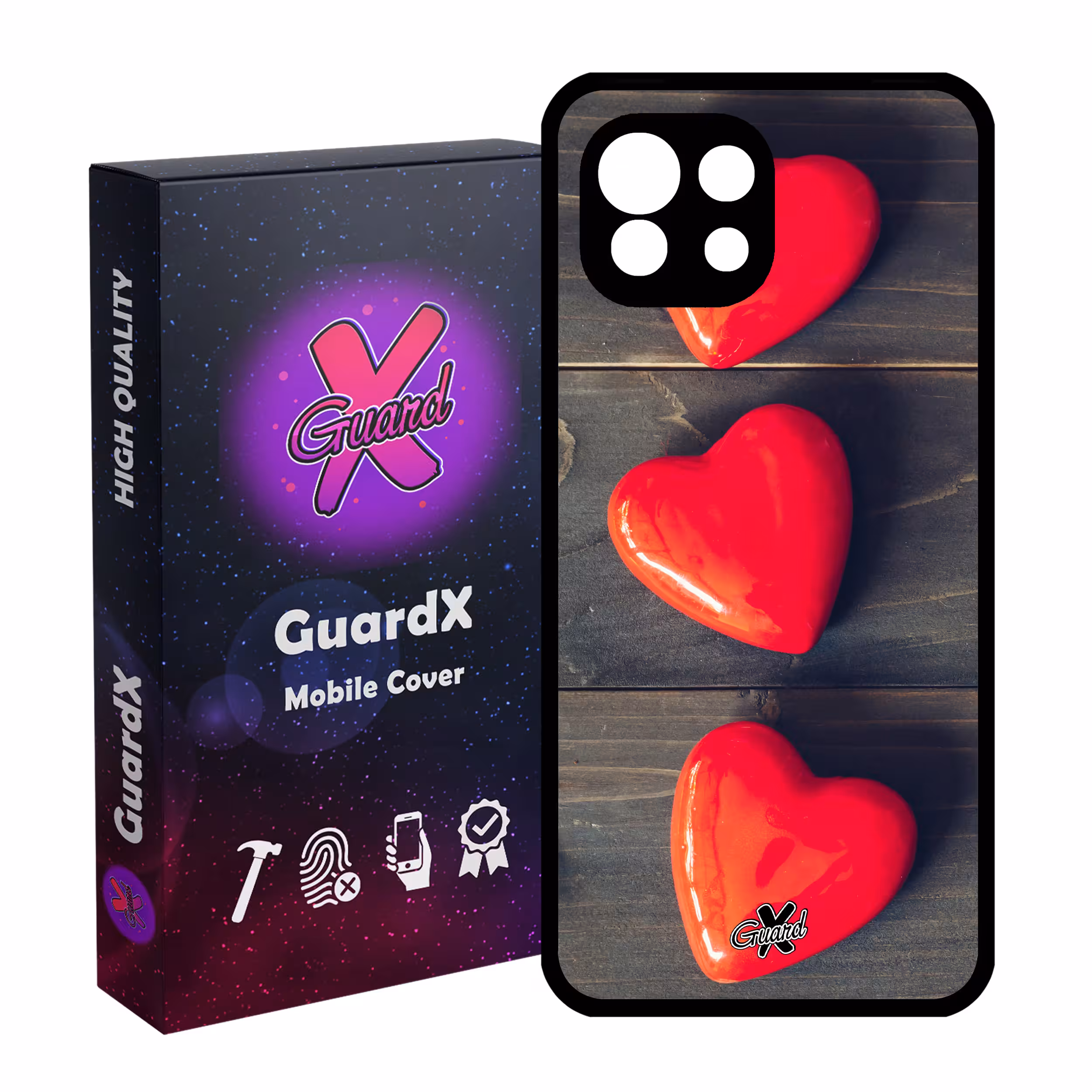 کاور گارد ایکس طرح Love مدل Glass10181 مناسب برای گوشی موبایل شیائومی Mi 11 Lite