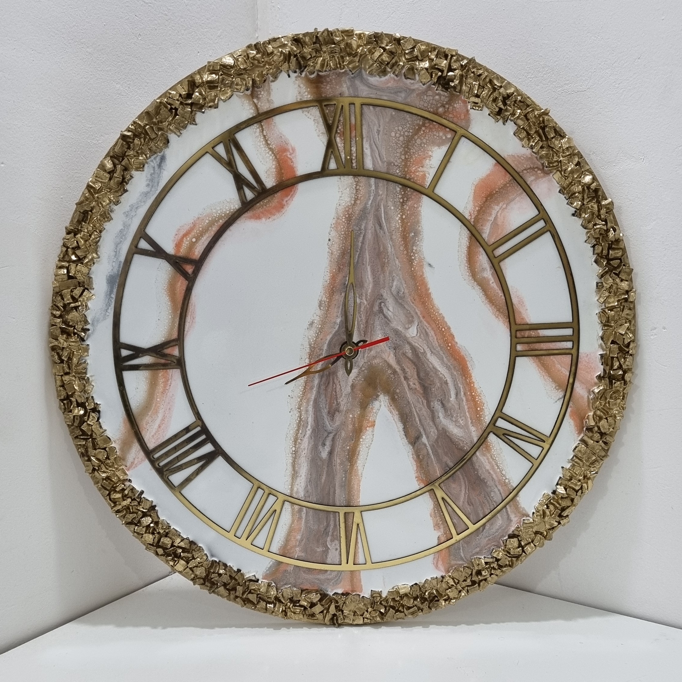 ساعت دیواری رزینی کد 11