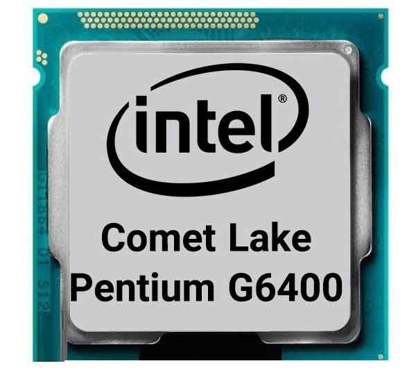 پردازنده G6400 بدون جعبه Tray سری Pentium اینتل Intel