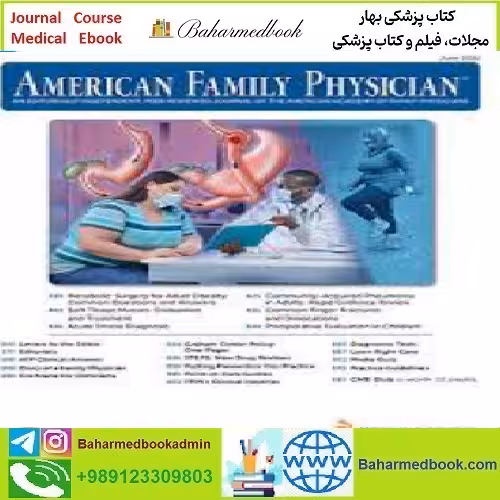 American Family Physician Volume 105 Issue 1 to 6 2022 TRUE