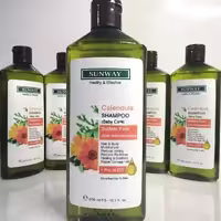 سان وی شامپو کالاندولا برای پوست و مو حساس و کودک فاقد سولفات  SUNWAY CALENDULA SHAMPOO BABY CARE FREE SULFATE قیمت قدیم