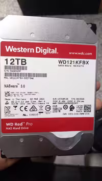 هارد دیسک اینترنال وسترن دیجیتال مدل WD Red ظرفیت 12 ترابایت(ریفر) - دوسو آی تی