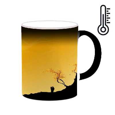 ماگ حرارتی کاکتی طرح فانتزی مدل mgh20904