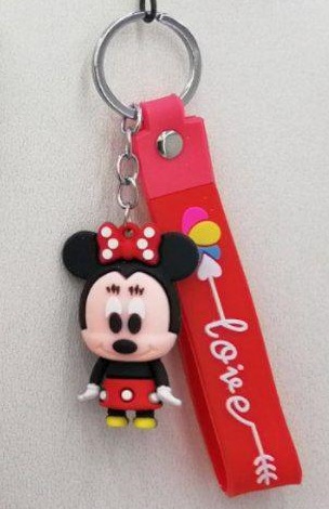 آویز سرکلیدی سلیکونی میکی موس (12 عددی)