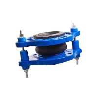 لرزه گیر لاستیکی فلنج دار مهاردار مارک آبی، آب سرد CL-150 سایز 12 اینچ ارتعاشات صنعتی ایران
