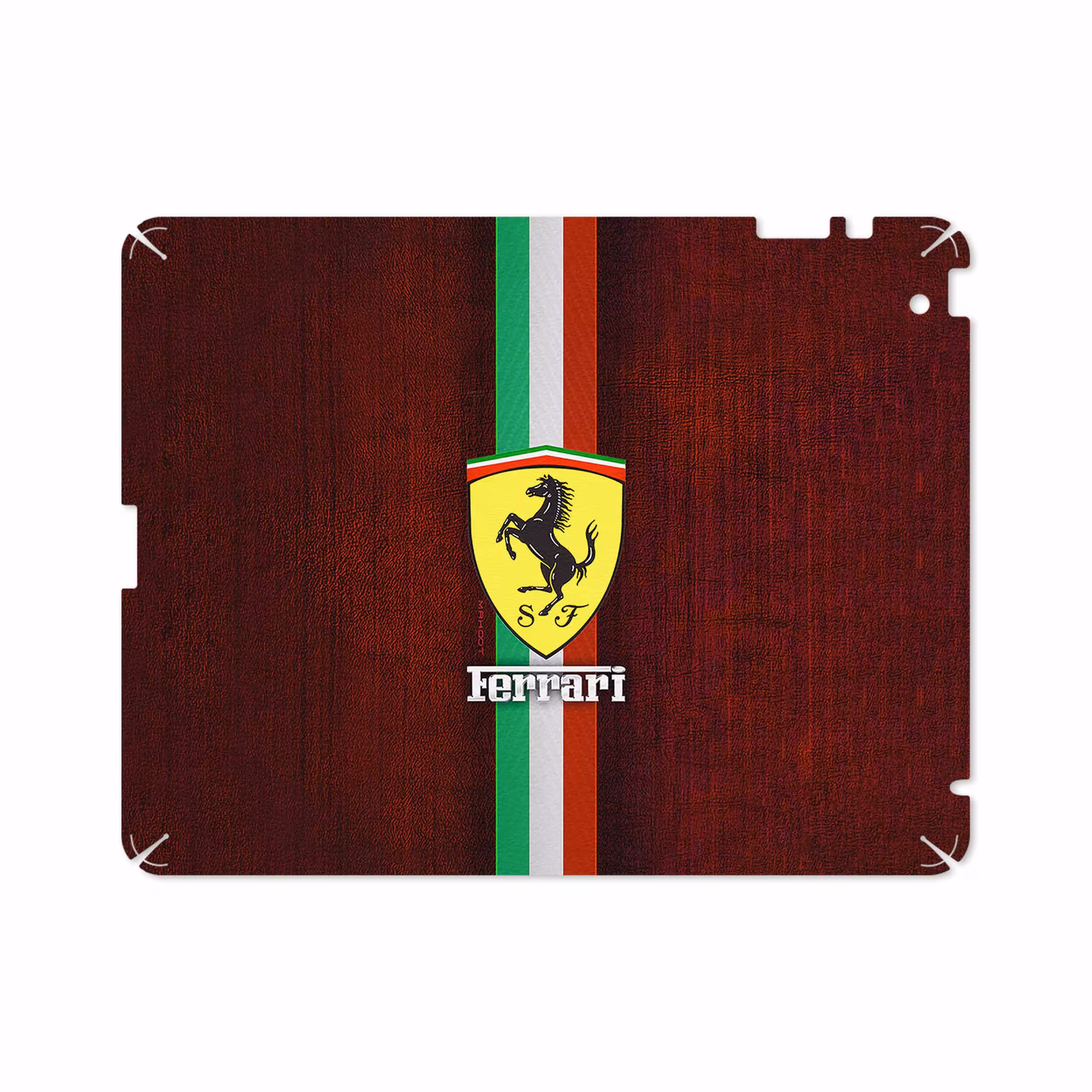 برچسب پوششی ماهوت مدل Ferrari مناسب برای تبلت اپل iPad 2 2011 A1395