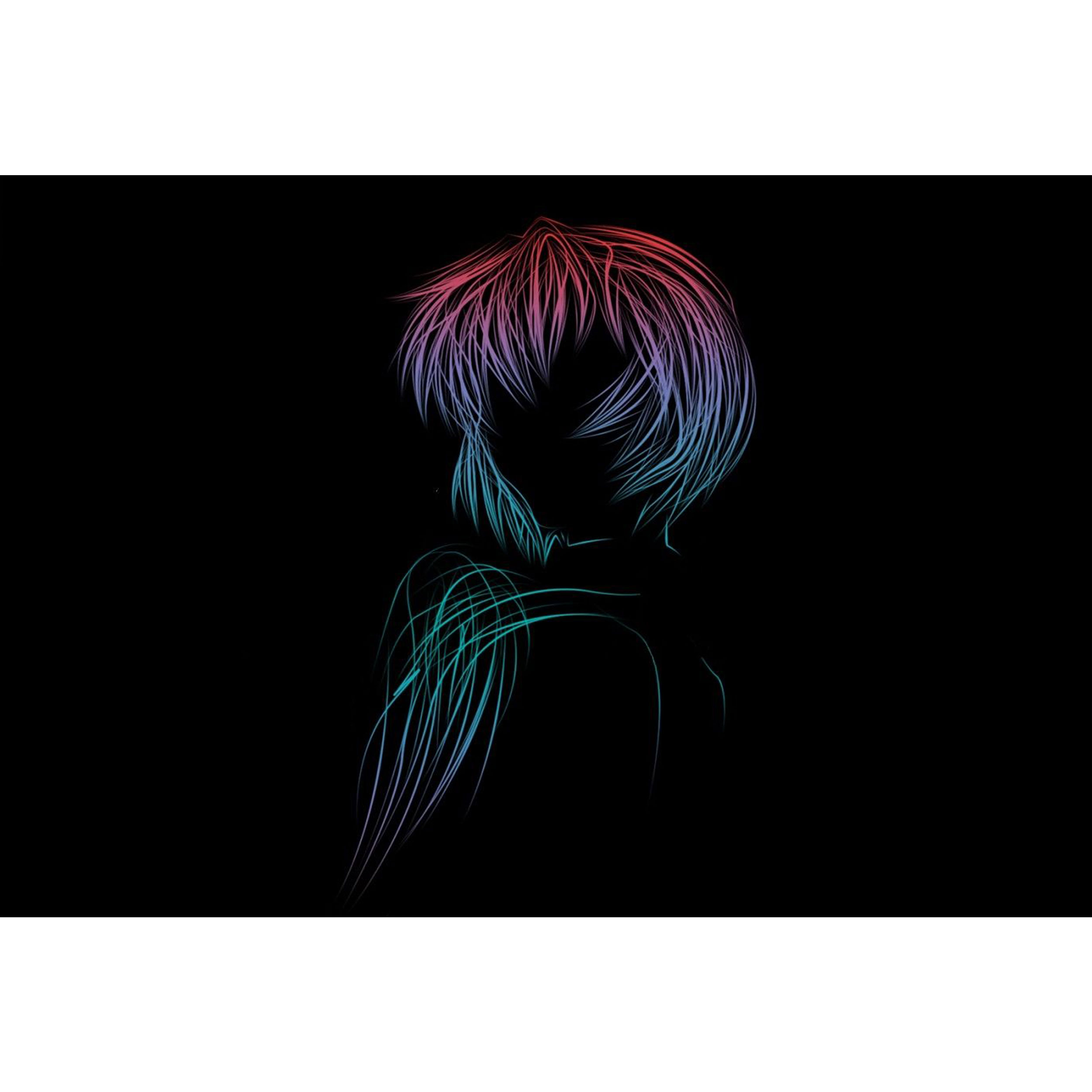 تابلو شاسی طرح چهره دختر موهوم مدل T1242