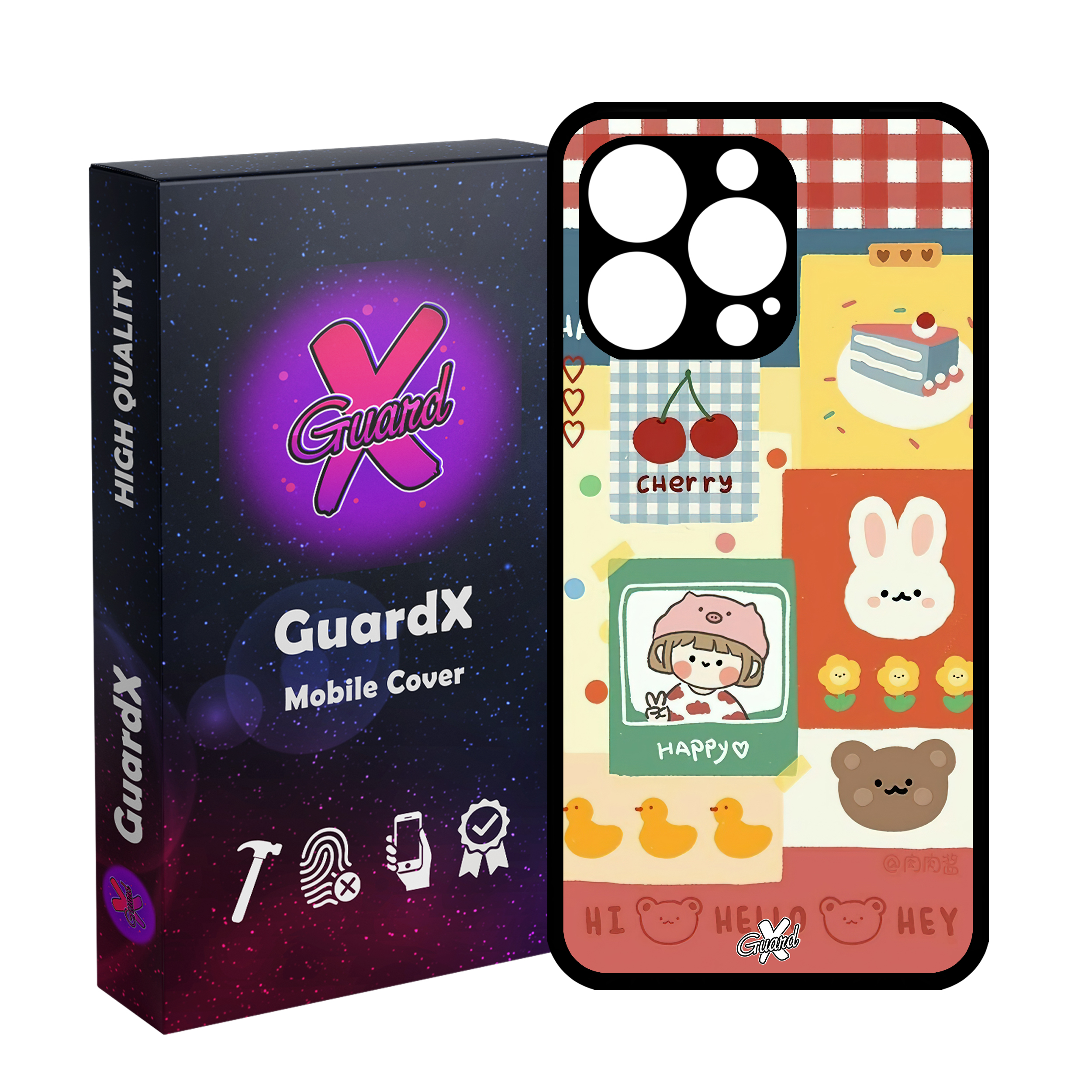 کاور گارد ایکس طرح دختر مدل Glass10515 مناسب برای گوشی موبایل اپل iPhone 13 Pro