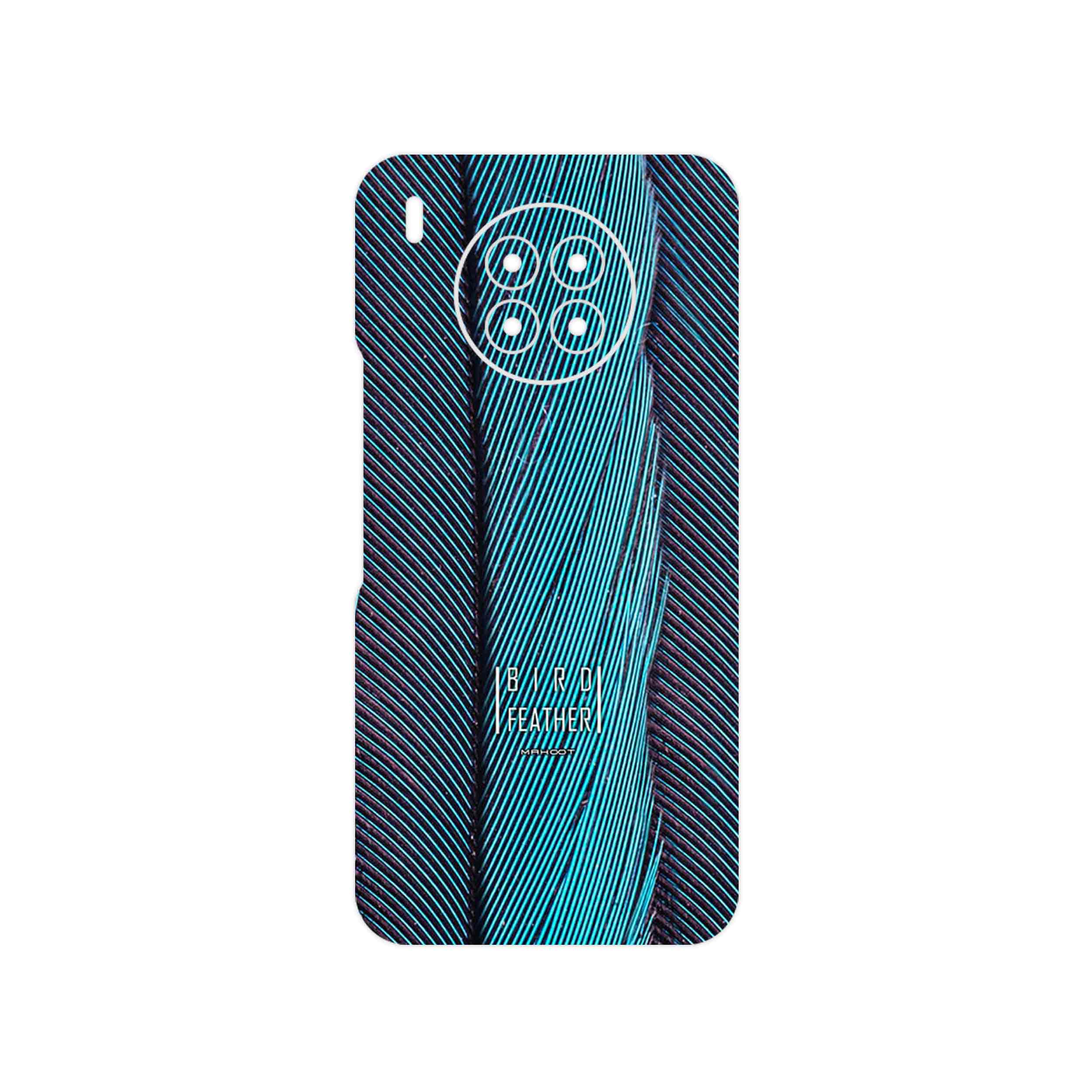 برچسب پوششی ماهوت مدل Turquoise feathers مناسب برای گوشی موبایل هوآوی Nova 8i