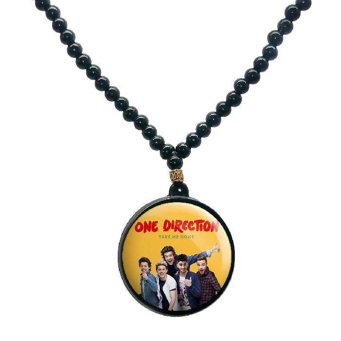 گردنبند پرمانه طرح One Direction کد pmd.13554 مدل دو طرفه