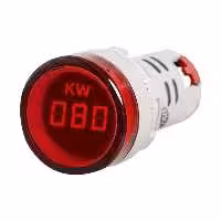 چراغ سیگنال وات متر گرد JBH کد DI 22-KW-R