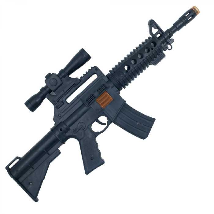 مسلسل اسلحه تفنگ M16 جرقه زن 52 سانتی