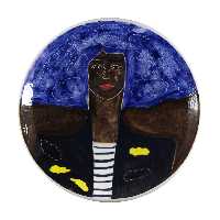 بشقاب دیوارکوب سرامیکی کد SN-1-02-20