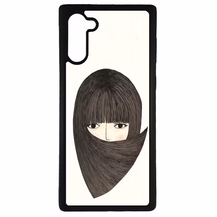 کاور طرح دختر کد 11050646 مناسب برای گوشی موبایل سامسونگ galaxy note 10