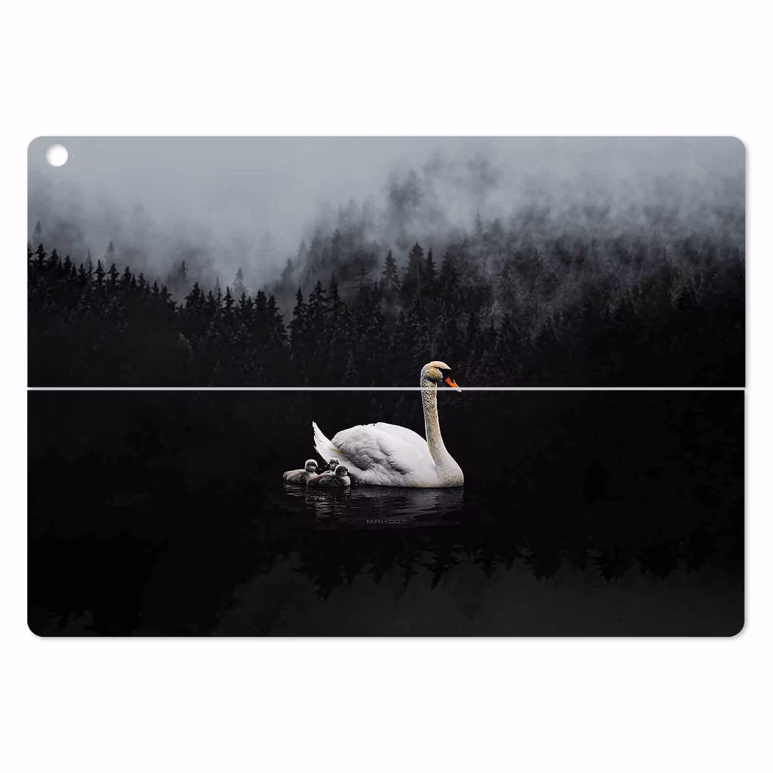 برچسب پوششی ماهوت مدل Swan Lake مناسب برای تبلت ایسوس Transformer 3 Pro 2016