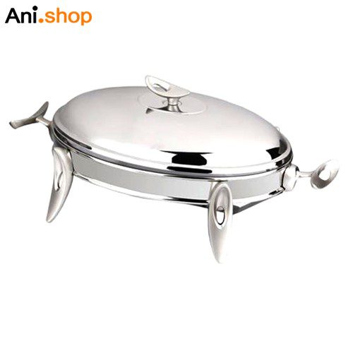 سوفله بیضی متوسط قایقی نقره ای مدل UN-3858 کد 183