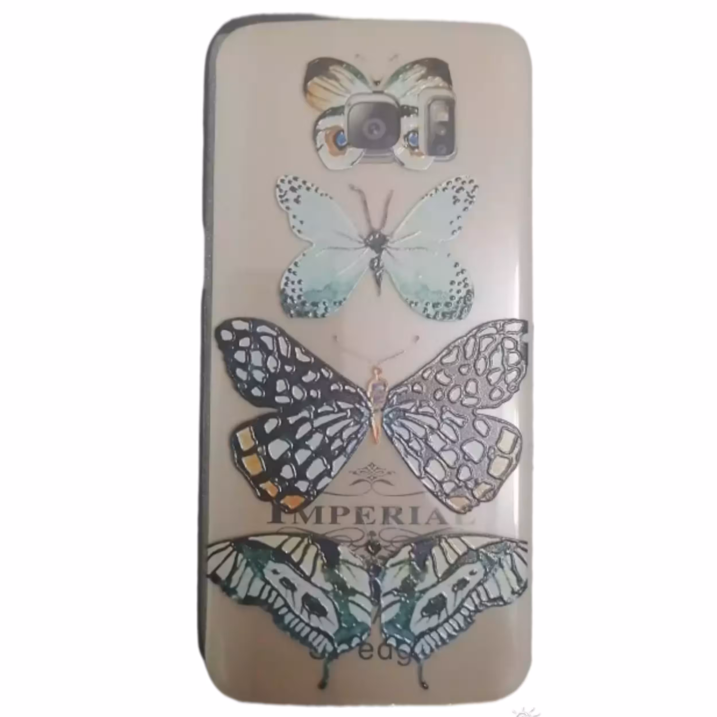 کاور مدل butterfly مناسب برای گوشی موبایل سامسونگ Galaxy S7 EDGE