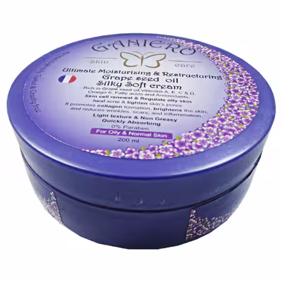 کرم مرطوب کننده و ترمیم کننده گانیرو مدل Grape حجم 200 میلی لیتر