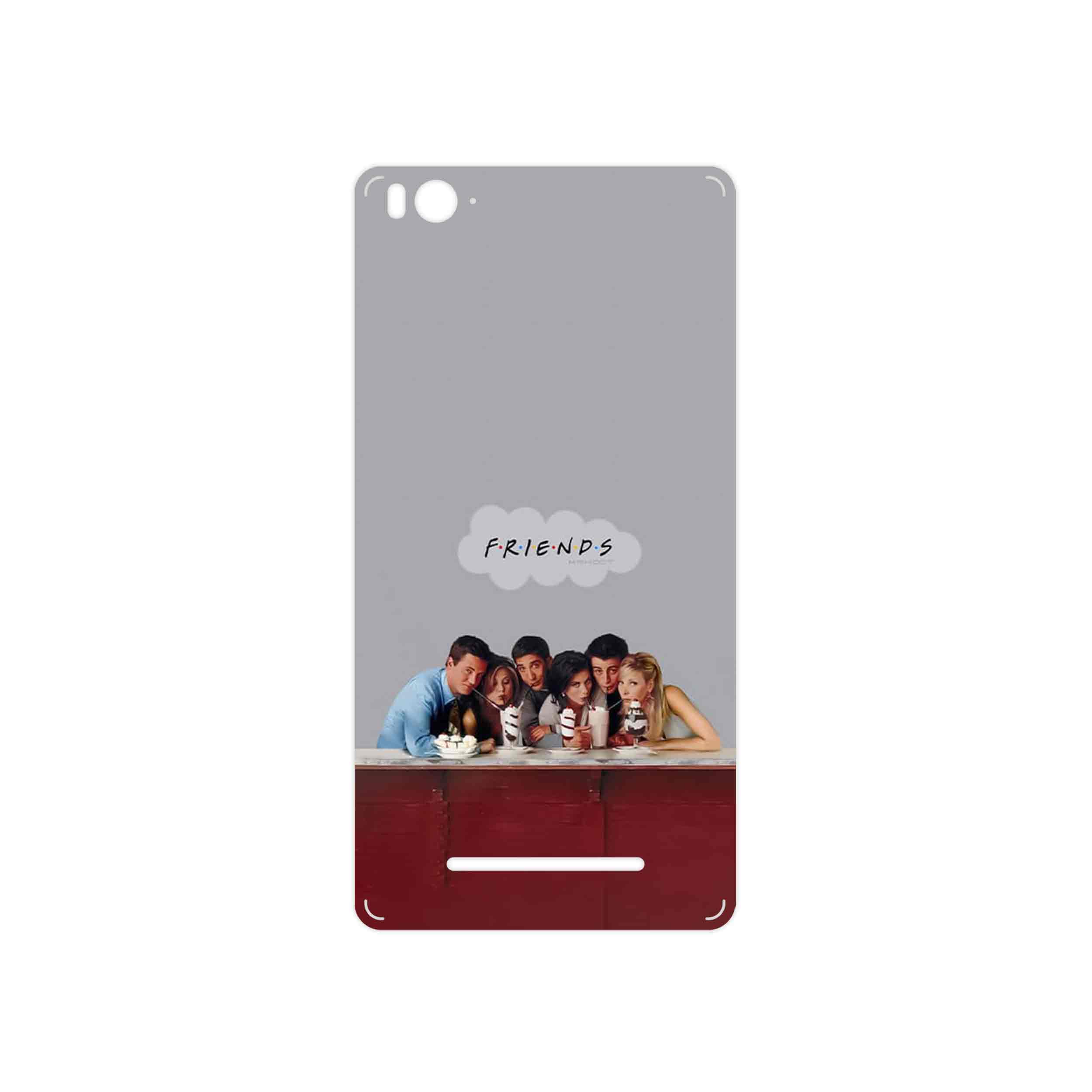 برچسب پوششی ماهوت مدل Friends 1 مناسب برای گوشی موبایل شیائومی Mi 4c