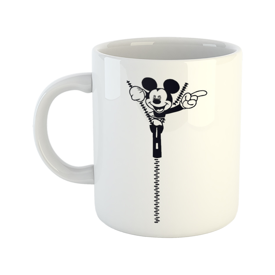 ماگ طرح فانتزی مدل میکی موس زیپی