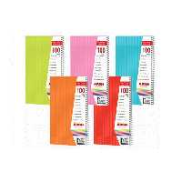 دفتر 100 برگ عرش مدل تک رنگ طلقی کد 25