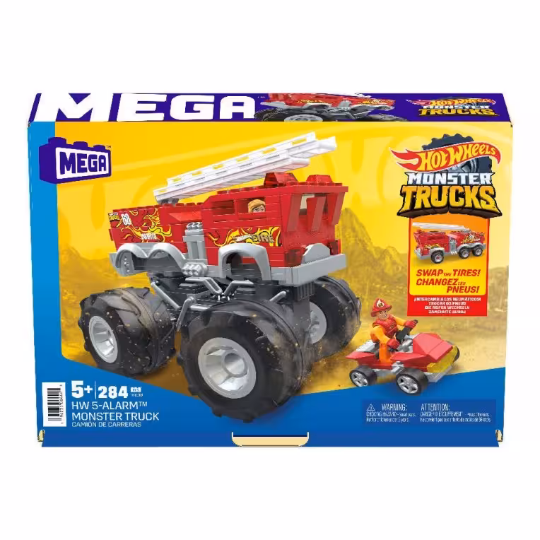 ساختنی هات ویلز مدل HW 5-alarm Monster Truck کد HHD19