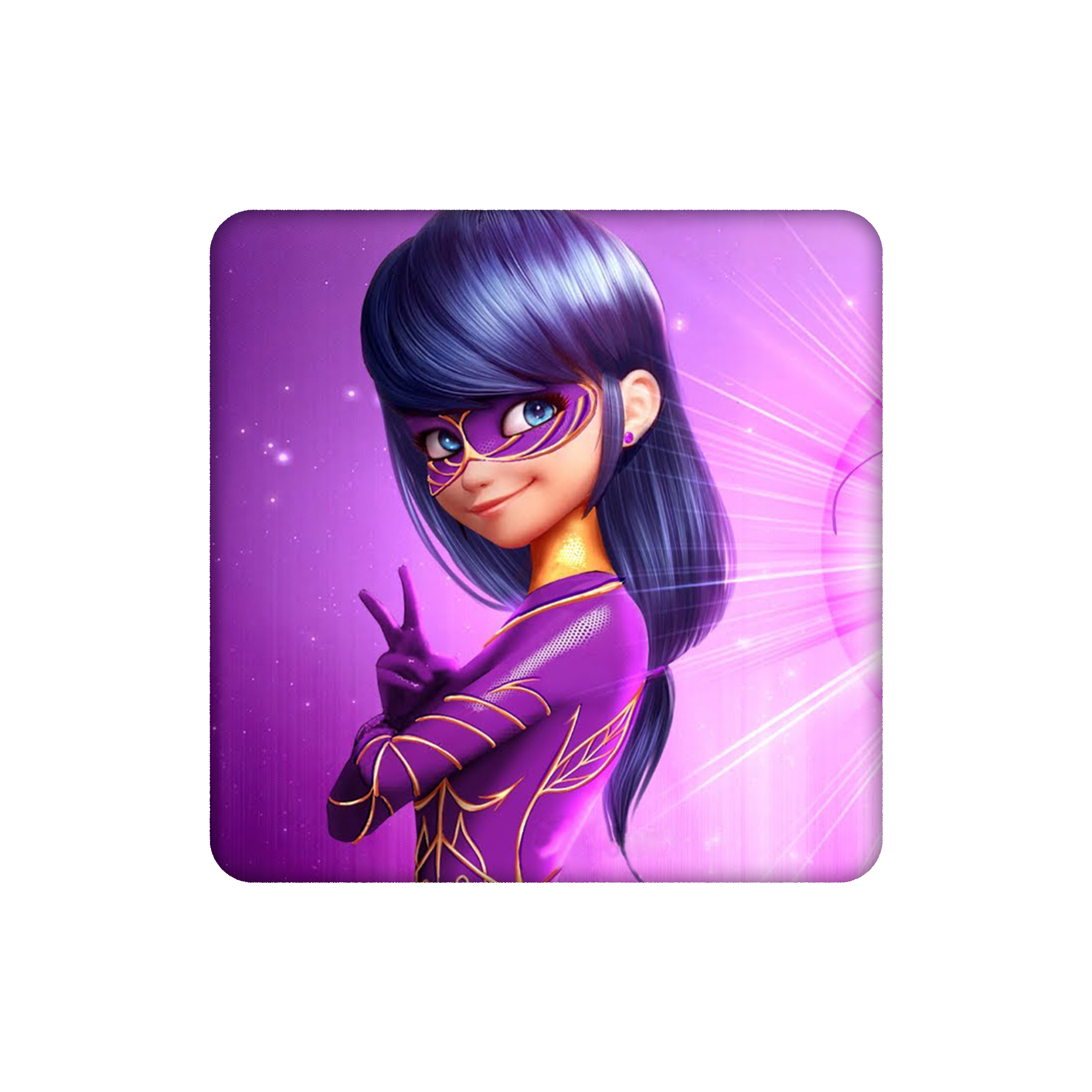 زیر لیوانی طرح دختر کفشدوزکی کد    4952504