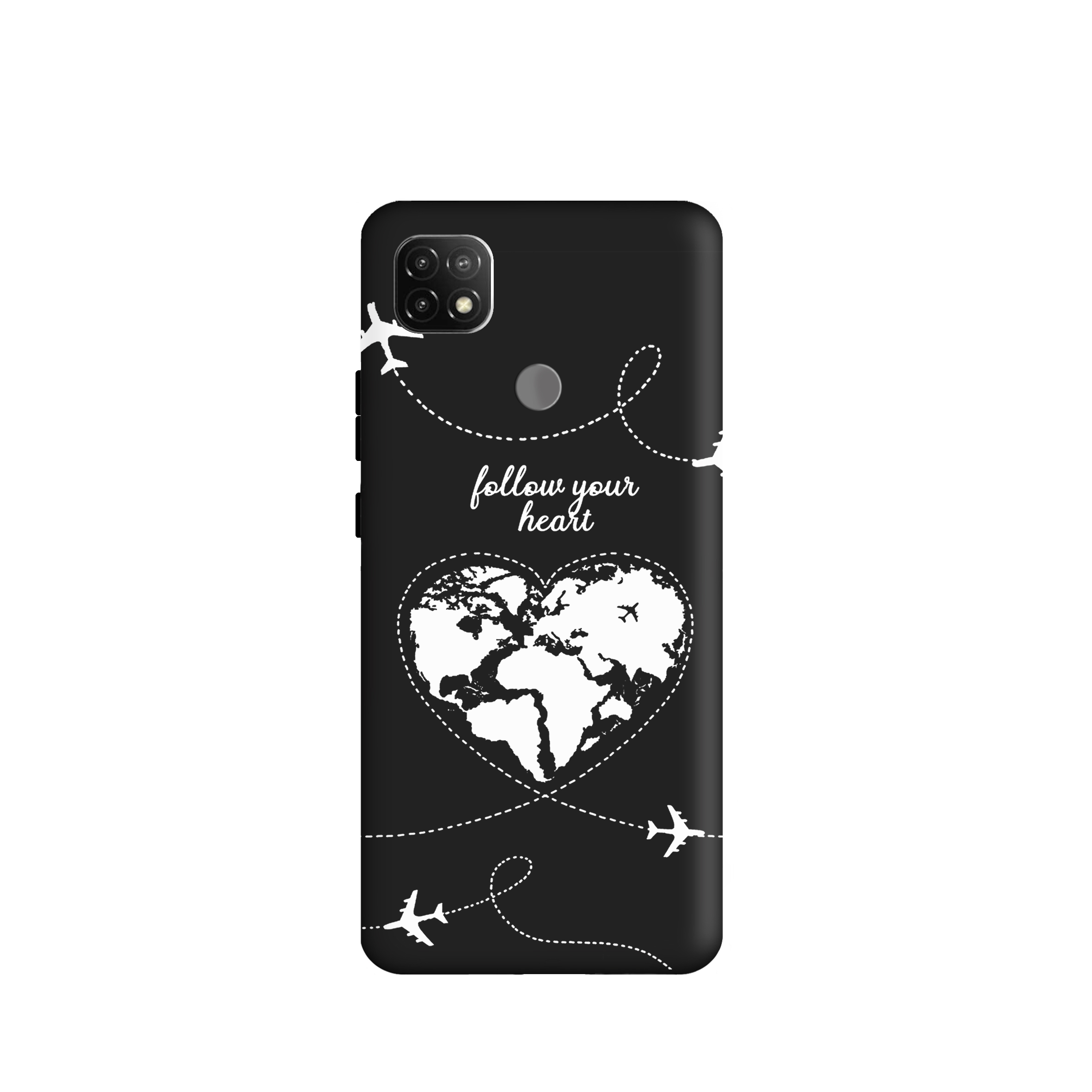 کاور طرح  نقشه قلب کد y8902 مناسب برای گوشی موبایل شیائومی  Redmi 9C