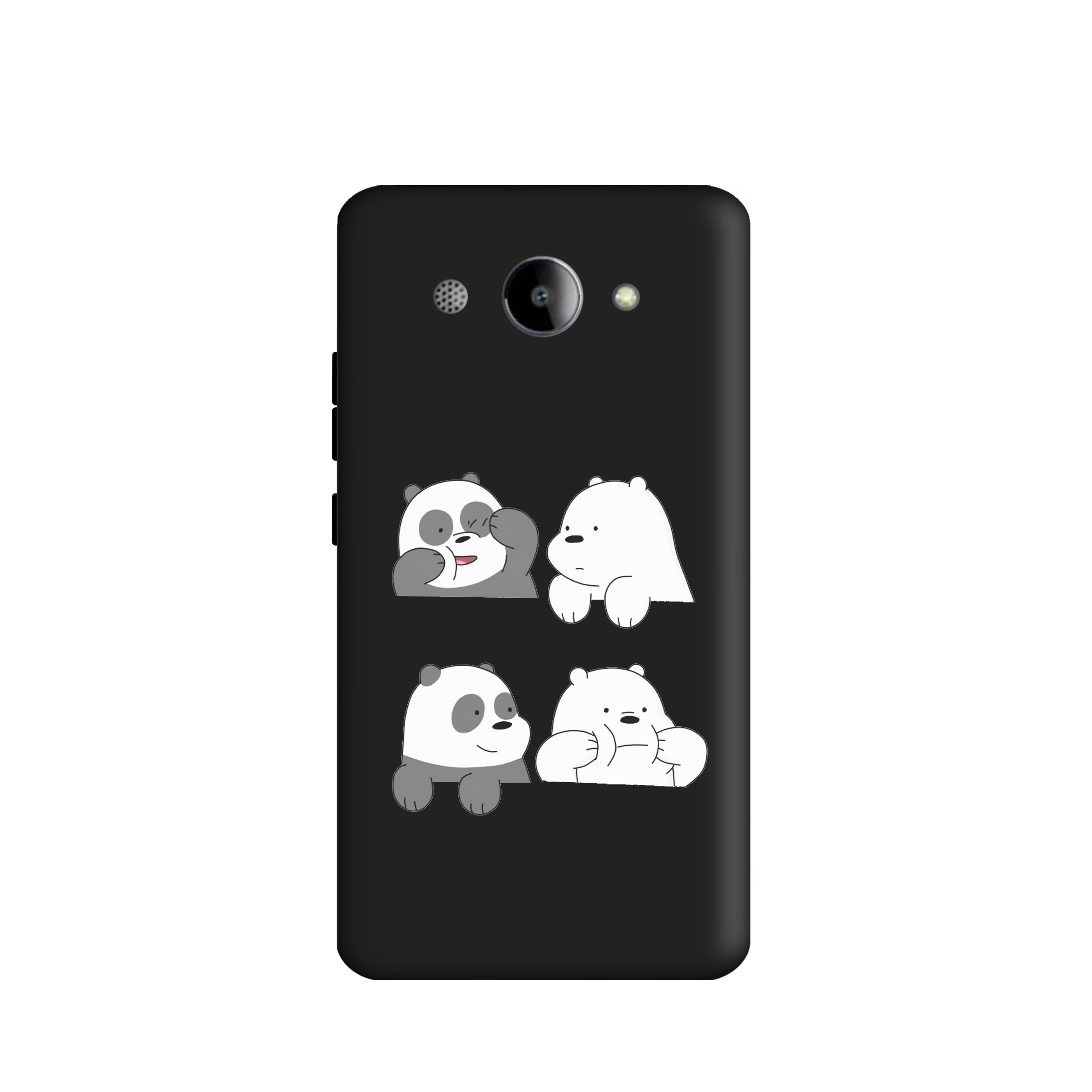 کاور طرح خرس کله فندقی کد u2041 مناسب برای گوشی موبایل  هوآوی Y3 2017