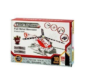 بازی ساختنی سازه فلزی مدل هلی کوپتر 10 مدل