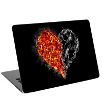 استیکر لپ تاپ طرح heart fire کد cl-292 مناسب برای لپ تاپ 15.6 اینچ