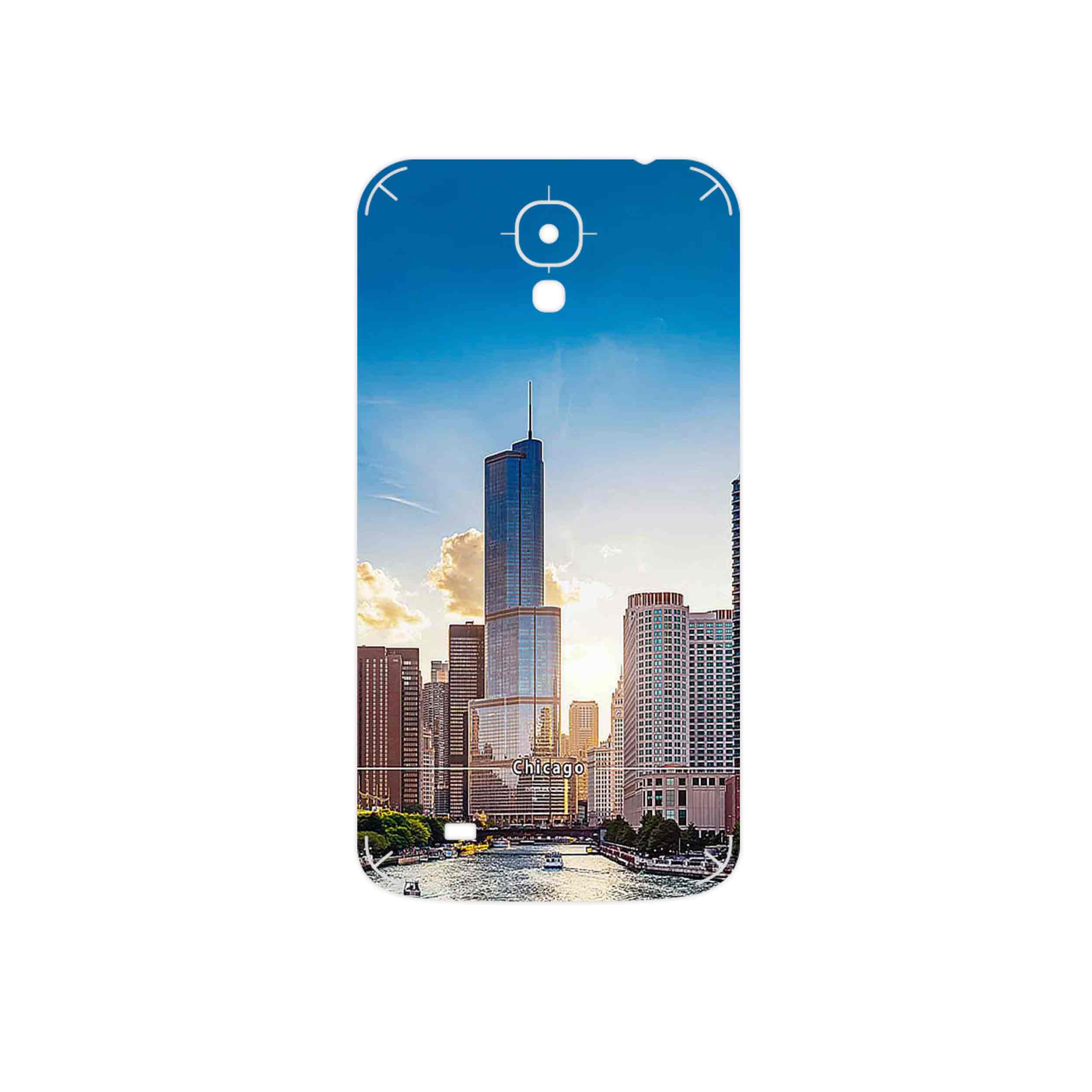 برچسب پوششی ماهوت مدل City of Chicago مناسب برای گوشی موبایل سامسونگ Galaxy Mega 6.3 I9200