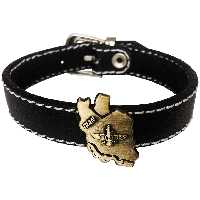 دستبند چرم وارک طرح ایران مدل آراز rb147