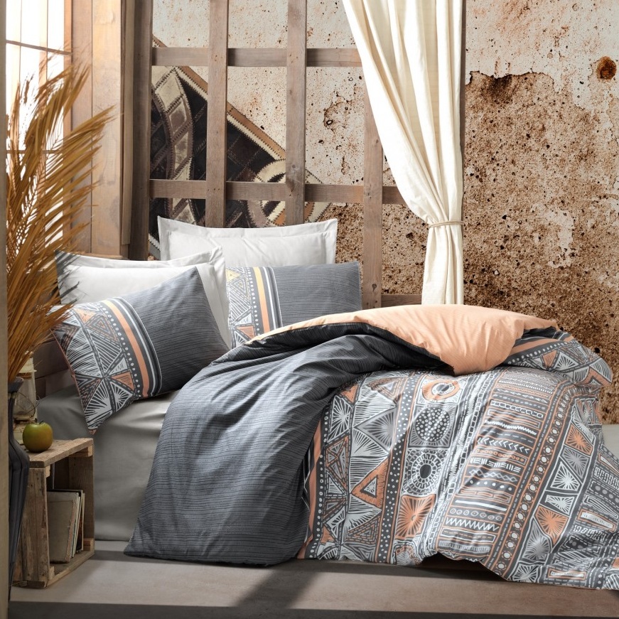 سرویس ملحفه کاتن باکس مدل Ethnic یک نفره 3 تکه