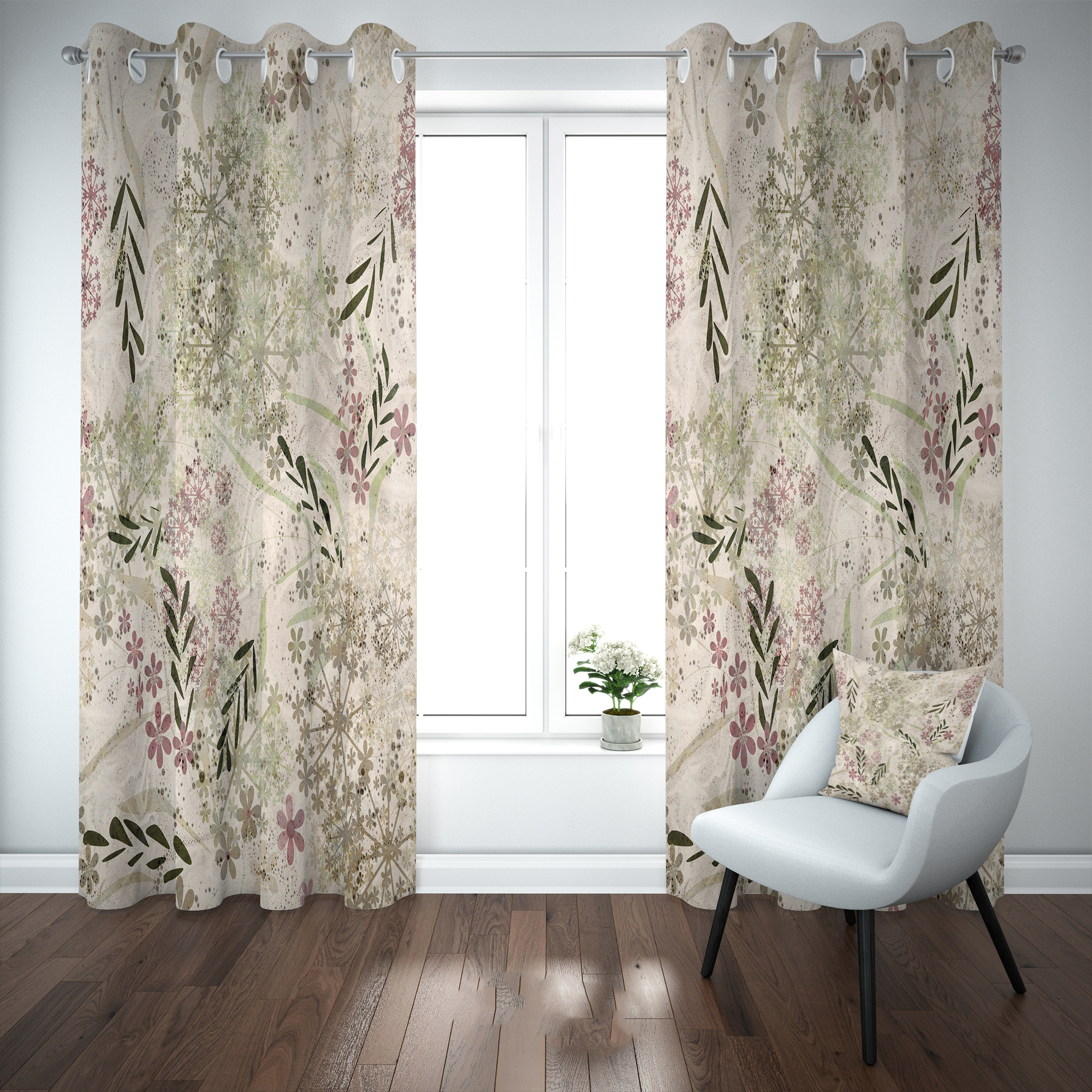 پرده مدل b2011 سایز 140×280 سانتی متر