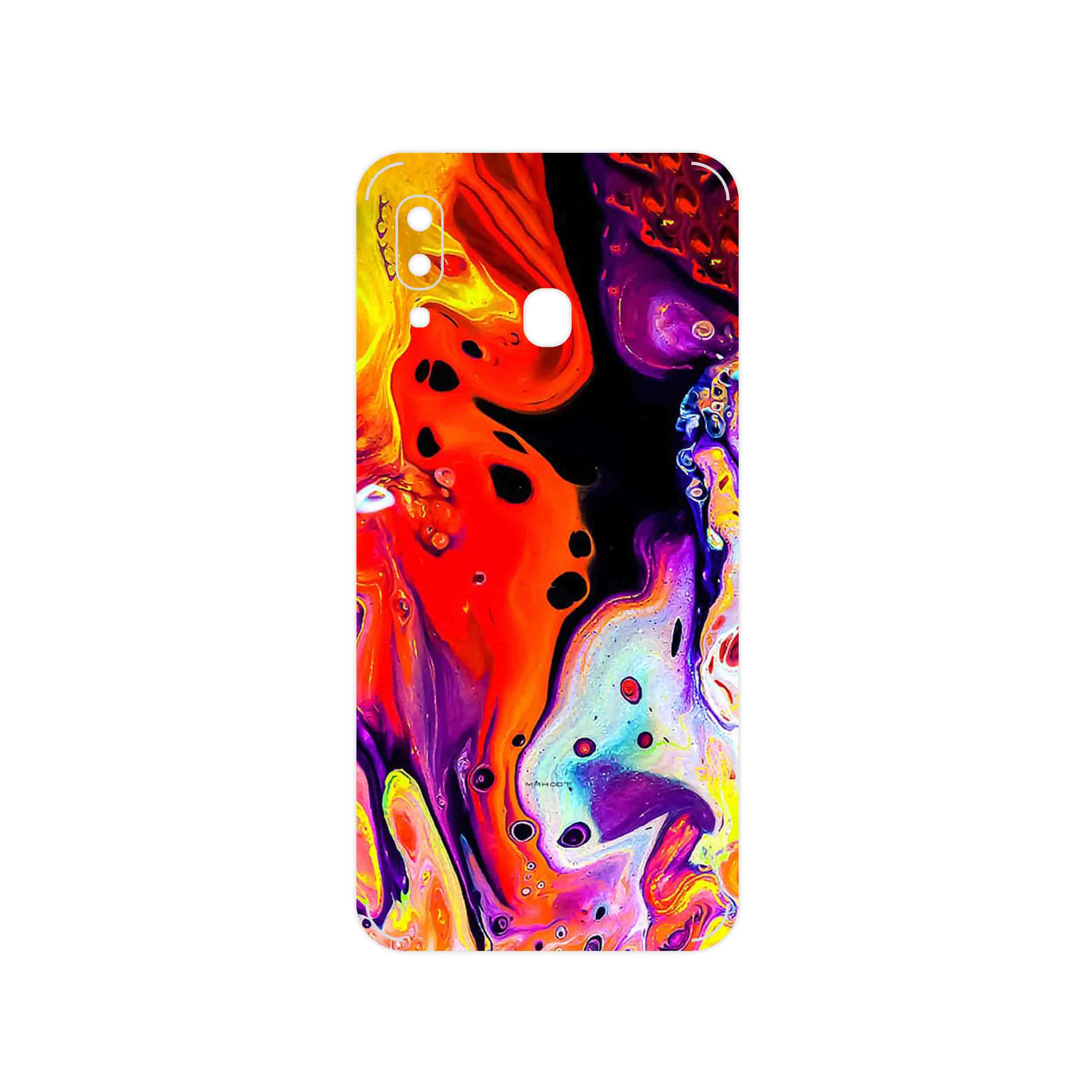 برچسب پوششی ماهوت مدل Abstract Oil Art مناسب برای گوشی موبایل سامسونگ Galaxy A20e