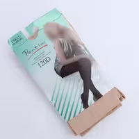 جوراب شلواری پنتی نخ 120D رنگ کرم کد 10942